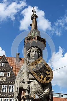 Statue of Roland in Bremen, Germany