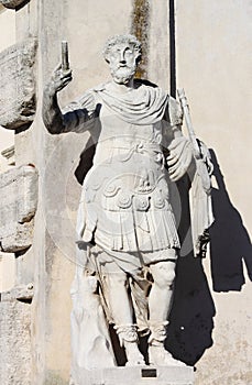 Statue of a roman militar leader photo