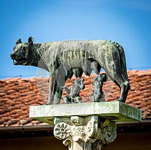 Statue of Romulus, Remus and Capitoline wolf