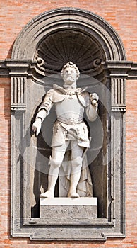 Statue in Royal Palace, Naples, Italy