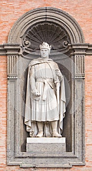 Statue in Royal Palace, Naples, Italy