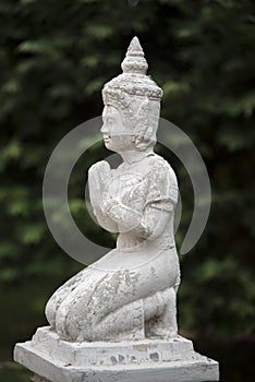 Statue The Royal Palace Phnom Penh Cambodia