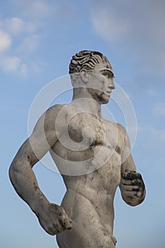 Statue of a runner