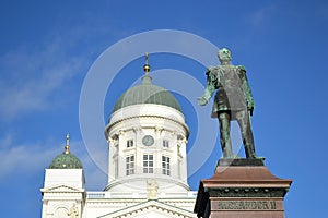 Statue of Russian czar Alexander II, Helsinki