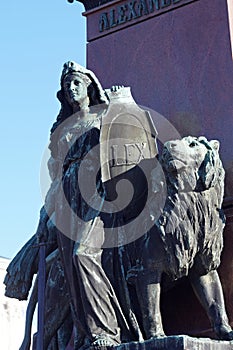 Statue of Russian czar Alexander II, Helsinki