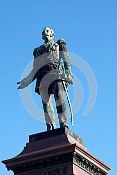 Statue of Russian czar Alexander II, Helsinki