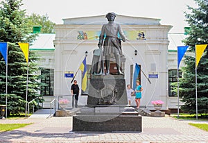 The statue of Russian Tsar Peter the Great