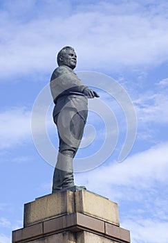 The statue of S.Kirov