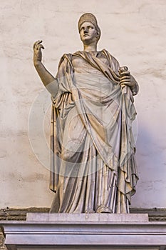 Statue Sabine with the portrait of Matidia in Loggia dei Lanzi i