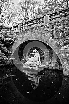 Statue of Sabrina, Goddess of the River Severn, in Shrewsbury