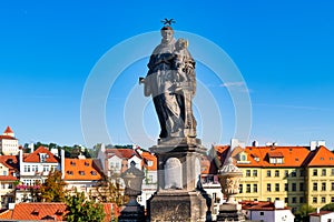 Statue of Saint Anthony of Padua, by Jan OldÅ™ich Mayer On the Carlo Bridge in Prague