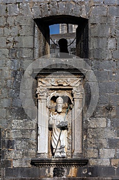 Statue of Saint Blaise, Dubrovnikâ€™s patron saint