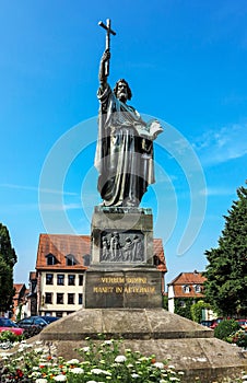 Statue of Saint Boniface in Fulda, Germany