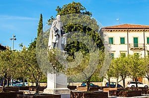 Statue of Saint Daniele Comboni in Verona