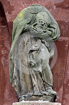 Statue of the Saint Denis - Dionysius photo