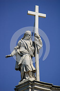 Statue of Saint Helena, discoverer of the True Cross, Rome