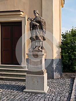 Statue of Saint John of Nepomuk. photo