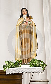 Statue of saint mary