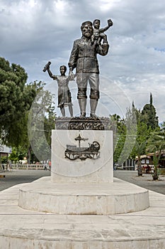 The statue of Saint Nicholas at Demre in Turkey.