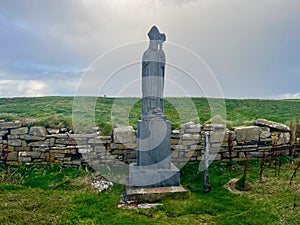 Statue of Saint Patrick at Down Patrick Head