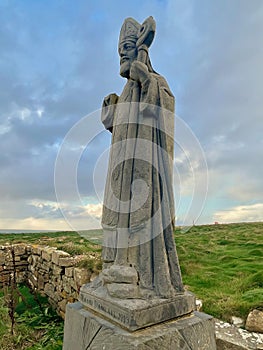 Statue of Saint Patrick at Down Patrick Head
