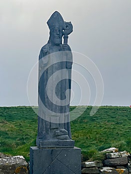 Statue of Saint Patrick at Down Patrick Head