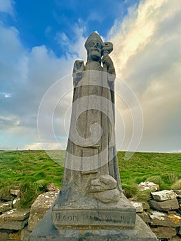 Statue of Saint Patrick at Down Patrick Head