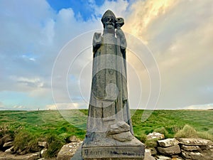 Statue of Saint Patrick at Down Patrick Head