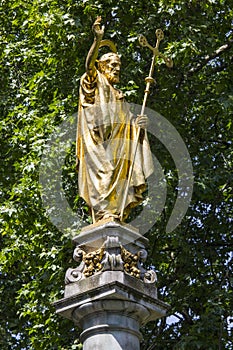 Statue of Saint Paul at St. Pauls Cathedral