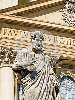 Part of the Saint Peter Basilica, Vatican City