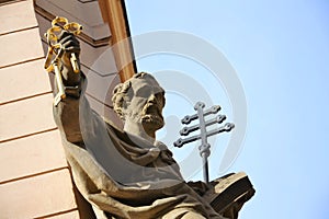 Statue of Saint Peter in Prague