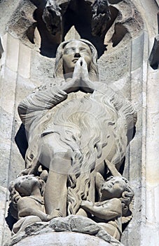 Statue of Saint, Saint-Jacques Tower, Paris