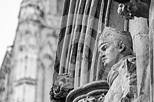 Statue in Salisbury Cathedral