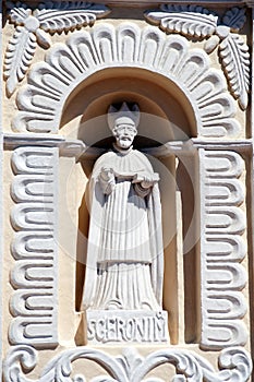 Statue of San Geronimo, St. Jerome, Comayagua, Honduras. photo