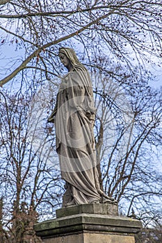 Statue of Sankt naturnina in Bad Driburg
