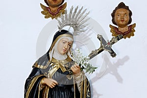 Statue of Santa Rita de Cassia photo