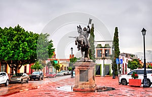 Statue of Santiago Apostol, Patron of Queretaro in Queretaro, Mexico photo