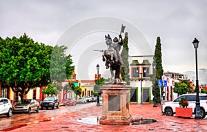 Statue of Santiago Apostol, Patron of Queretaro in Queretaro, Mexico