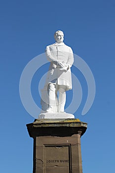 Statue of Scottish doctor and reformer Joseph Hume