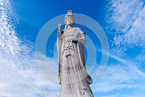 The statue of sea god, matsu photo