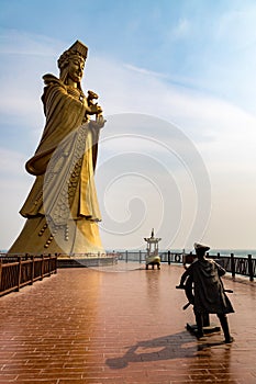 Statue of the sea goddess Matsu, Qingdao