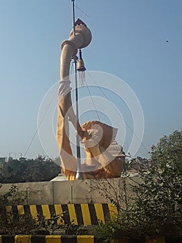 The statue of shegaon