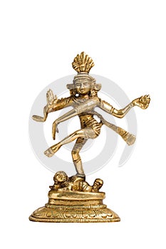 Statue of Shiva Nataraja - Lord of Dance isolated