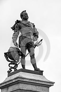 Sir Francis Drake Statue Plymouth Hoe photo
