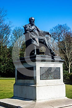 Statue of Sir Francis Sharp Powell, !st Baronet and MP for Wigan