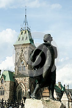 Statue of Sir Galahad in Honor of Harper - Ottawa - Canada