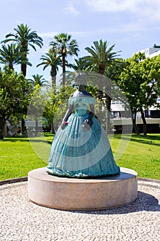 Statue of Sissy princess - Funchal, Madeira island