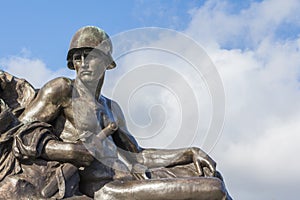 Statue soldier London