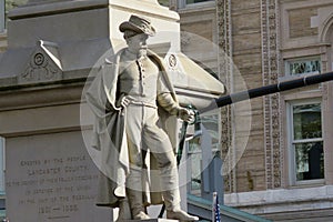 Statue from the Soldiers and Sailors Monument in Lancaster, PA.