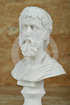 Statue of Sophocles,ancient greek poet.